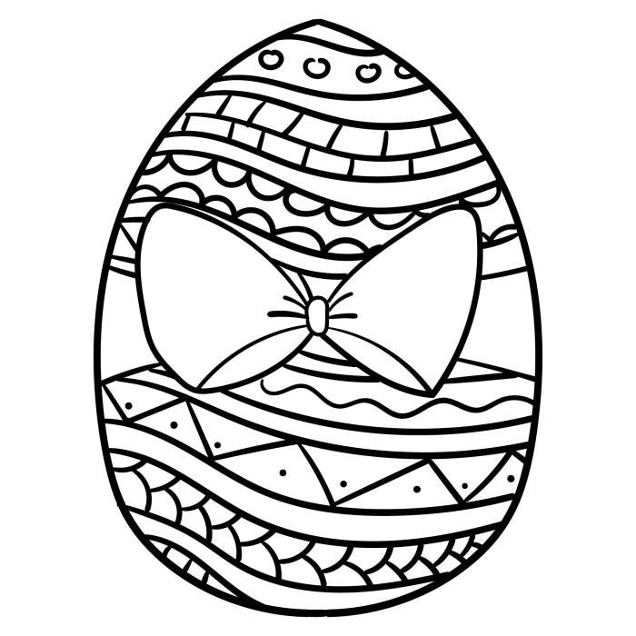 Easter egg coloring book