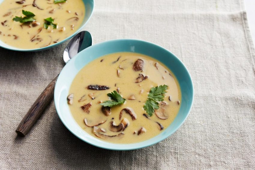 Oyster mushroom soup recipe